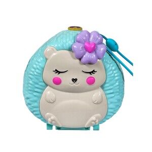 Polly Pocket Hedgehog Cafe Compact Pet Theme Playset w Handle 1 Doll